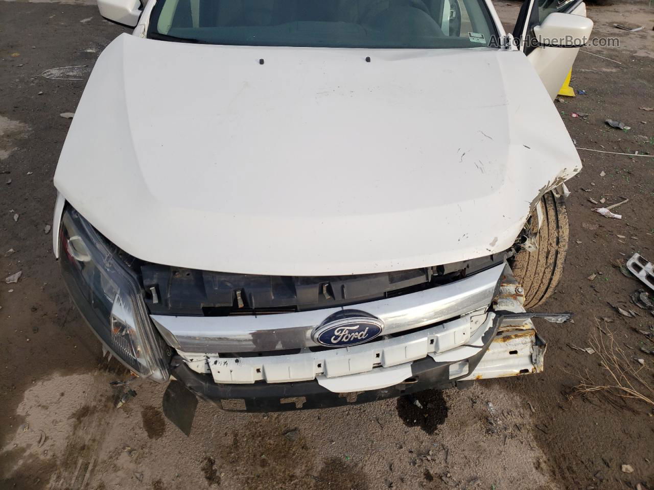 2010 Ford Fusion Se White vin: 3FAHP0HA7AR280695