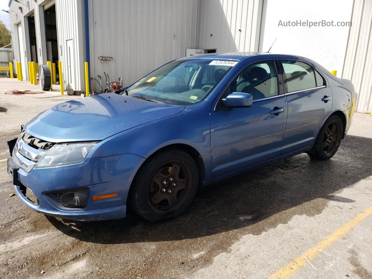 2010 Ford Fusion Se Blue vin: 3FAHP0HA7AR378254