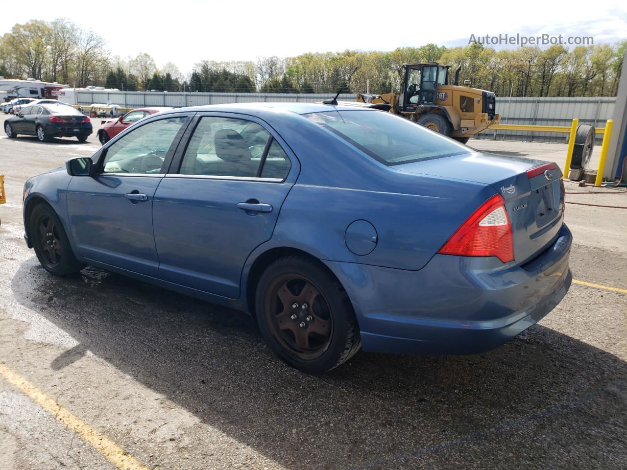 2010 Ford Fusion Se Blue vin: 3FAHP0HA7AR378254