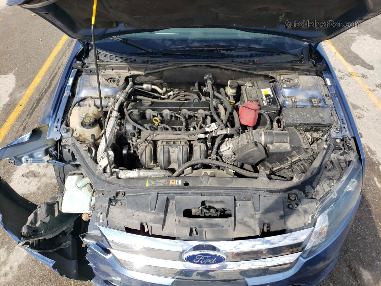 2010 Ford Fusion Se Blue vin: 3FAHP0HA7AR378254