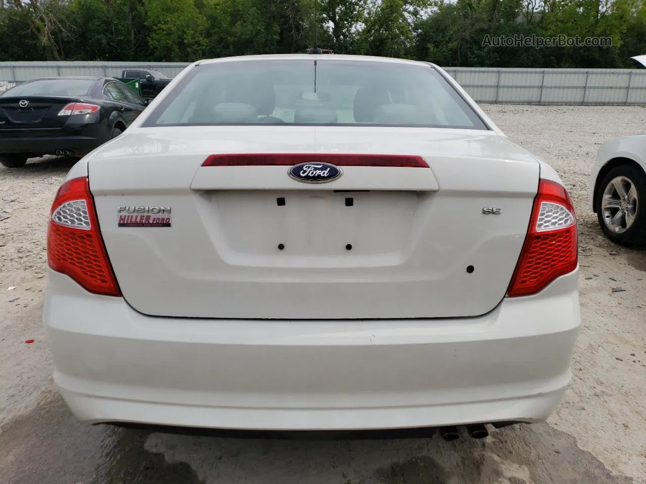 2010 Ford Fusion Se White vin: 3FAHP0HA7AR404271