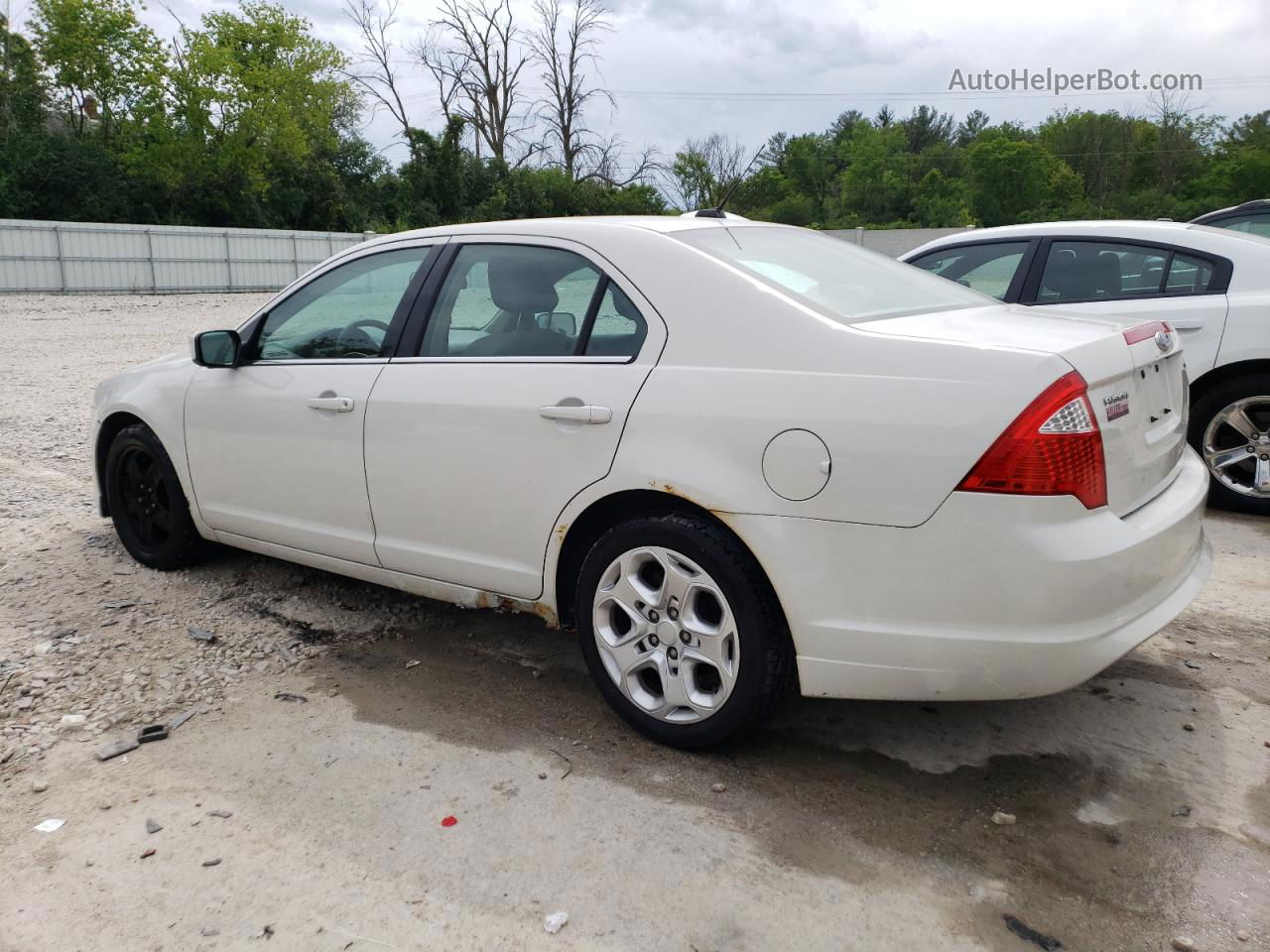 2010 Ford Fusion Se White vin: 3FAHP0HA7AR404271