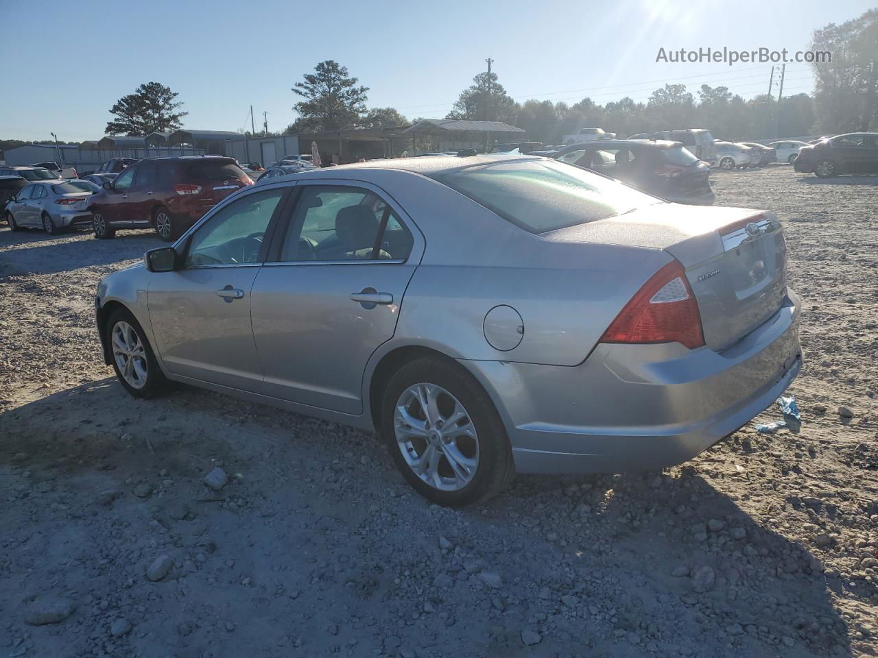 2012 Ford Fusion Se Silver vin: 3FAHP0HA7CR112591