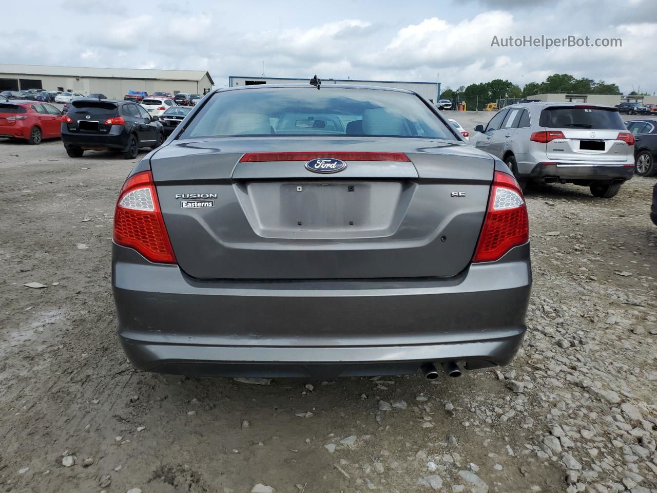 2012 Ford Fusion Se Gray vin: 3FAHP0HA7CR248686