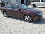 2012 Ford Fusion Se Burgundy vin: 3FAHP0HA7CR306022