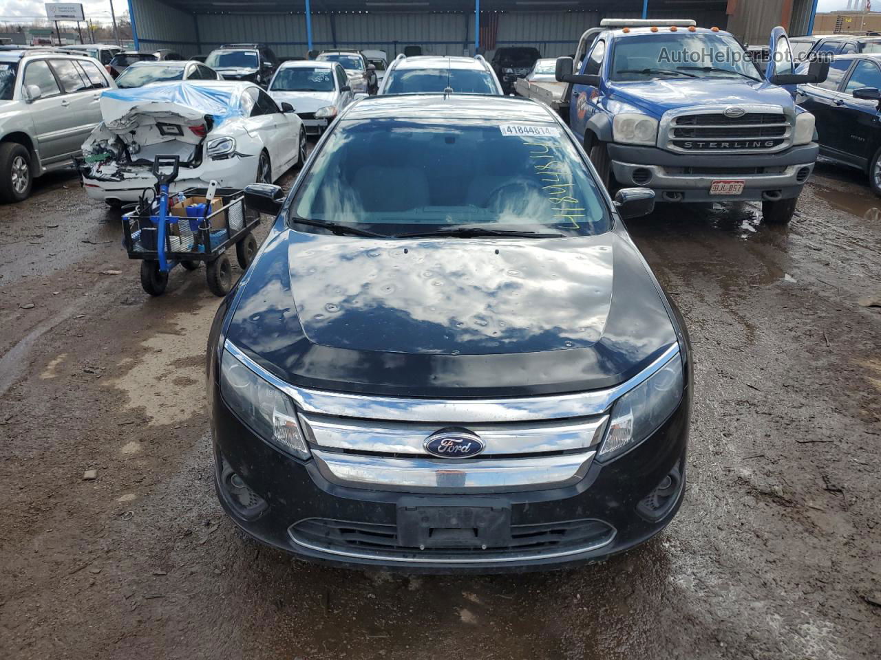 2012 Ford Fusion Se Black vin: 3FAHP0HA7CR329266