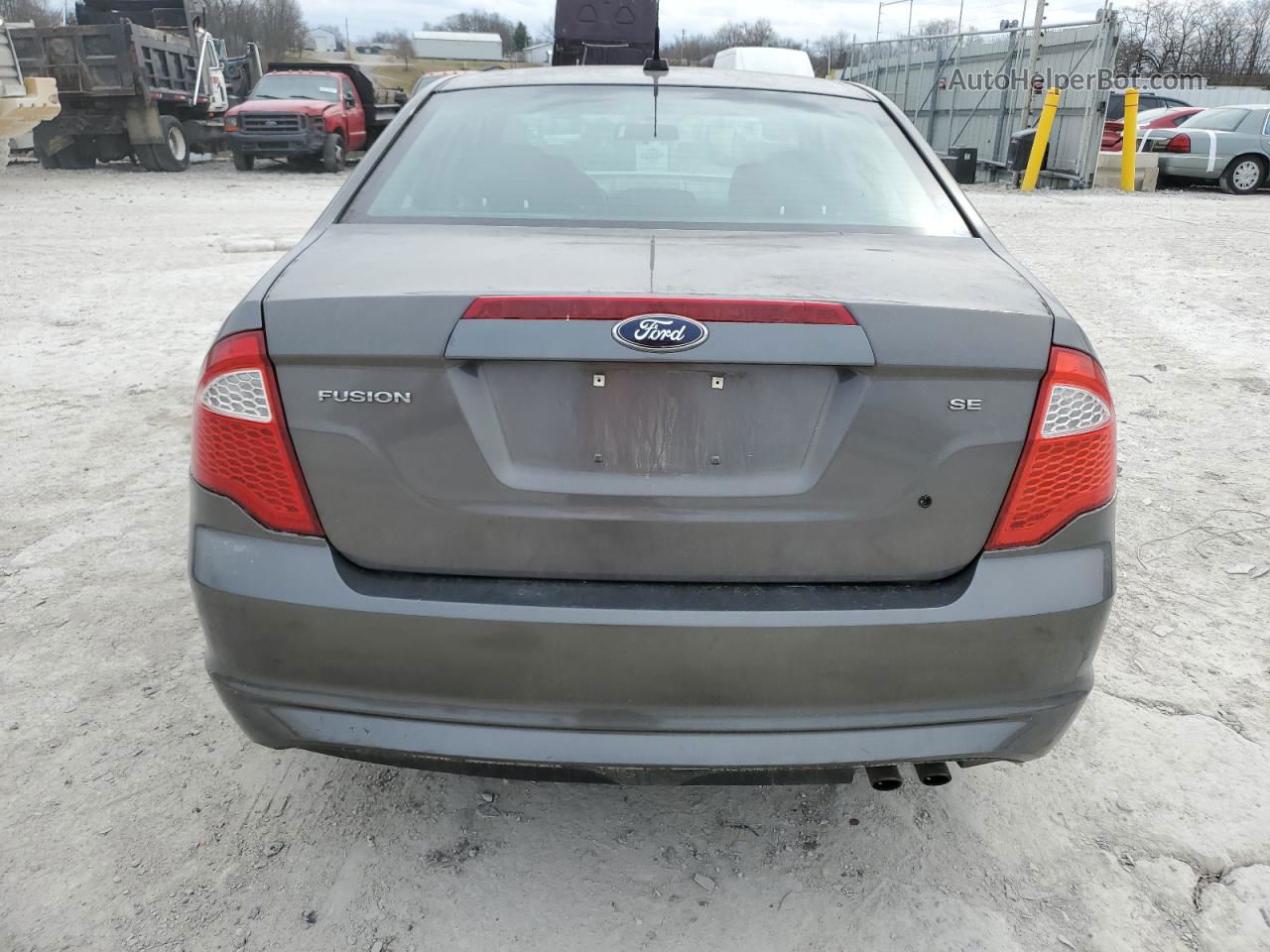 2012 Ford Fusion Se Gray vin: 3FAHP0HA7CR333382