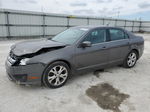 2012 Ford Fusion Se Gray vin: 3FAHP0HA7CR333382