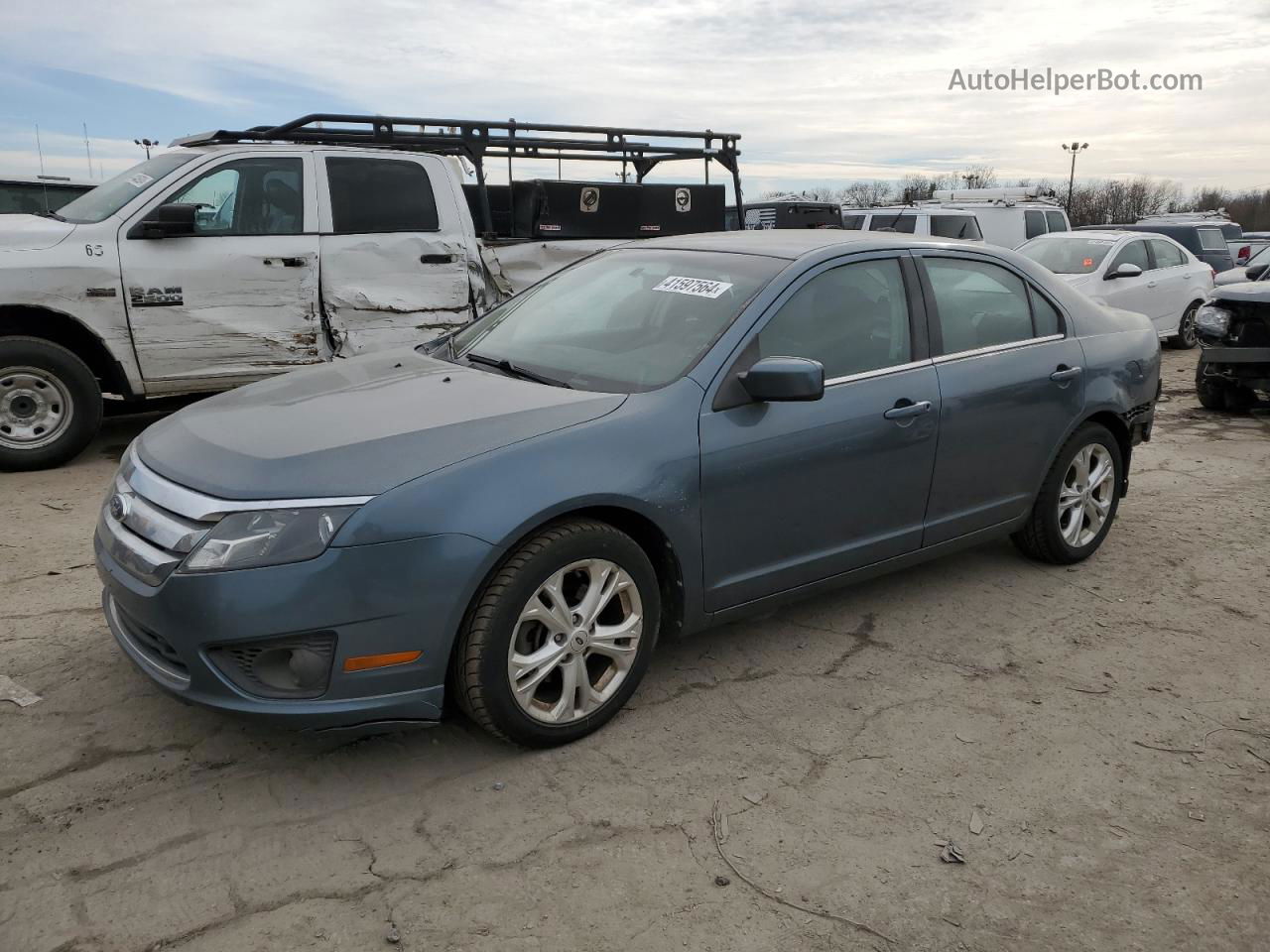 2012 Ford Fusion Se Blue vin: 3FAHP0HA7CR351588