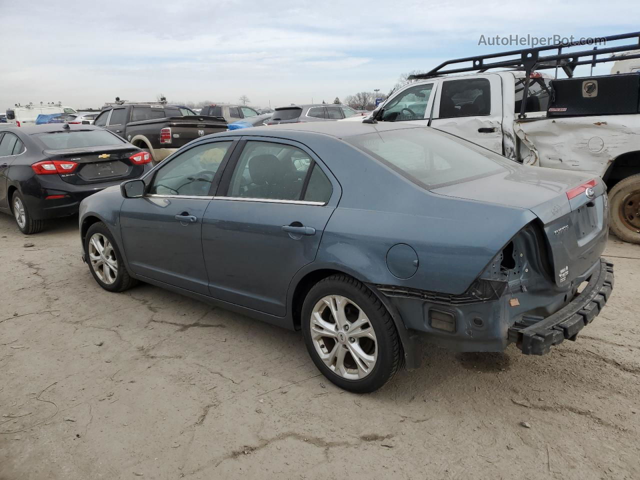 2012 Ford Fusion Se Blue vin: 3FAHP0HA7CR351588