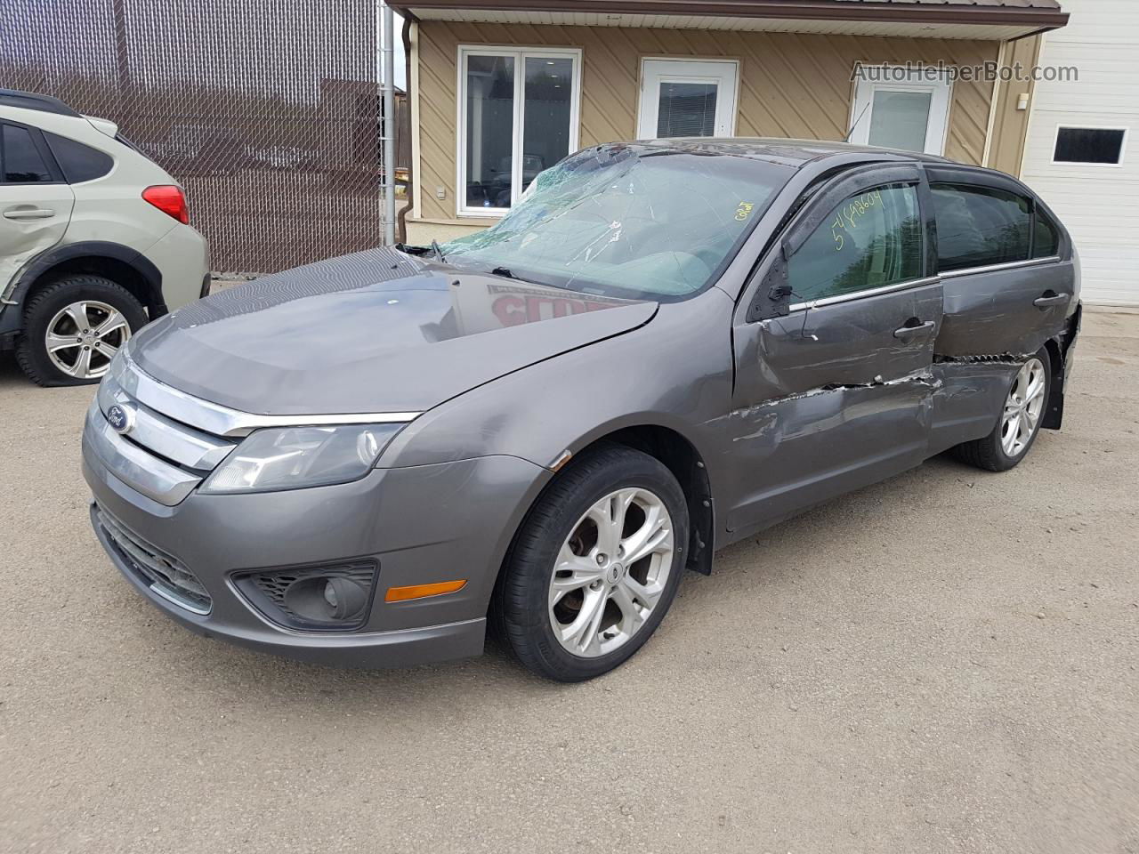 2012 Ford Fusion Se Gray vin: 3FAHP0HA7CR403365