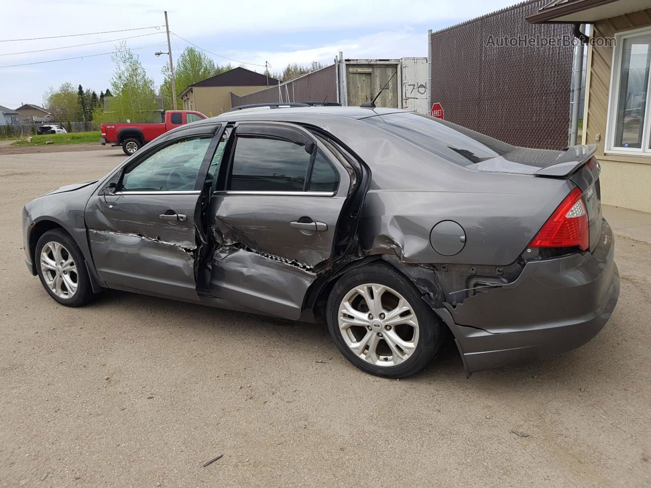 2012 Ford Fusion Se Gray vin: 3FAHP0HA7CR403365