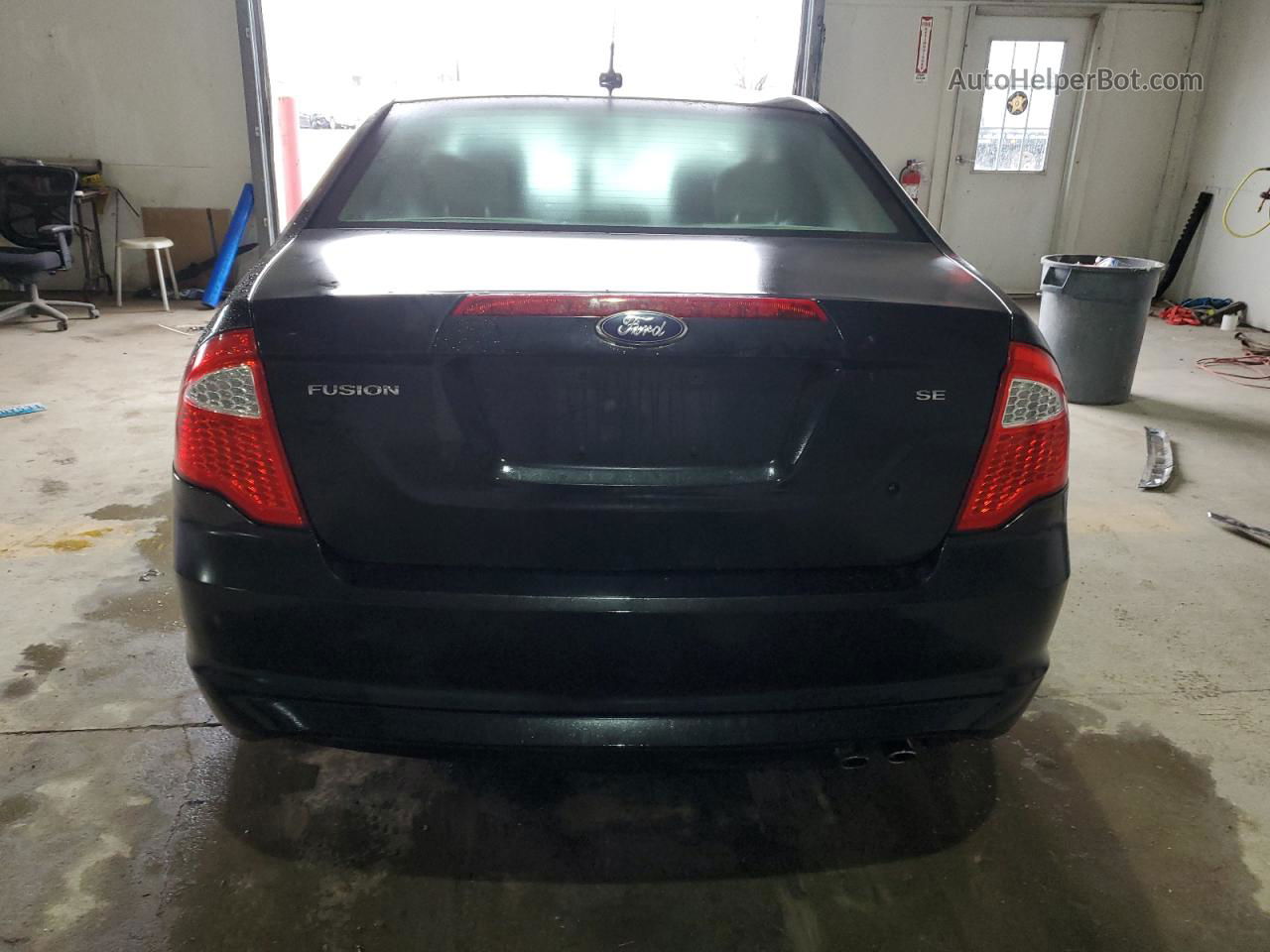 2012 Ford Fusion Se Black vin: 3FAHP0HA7CR415077