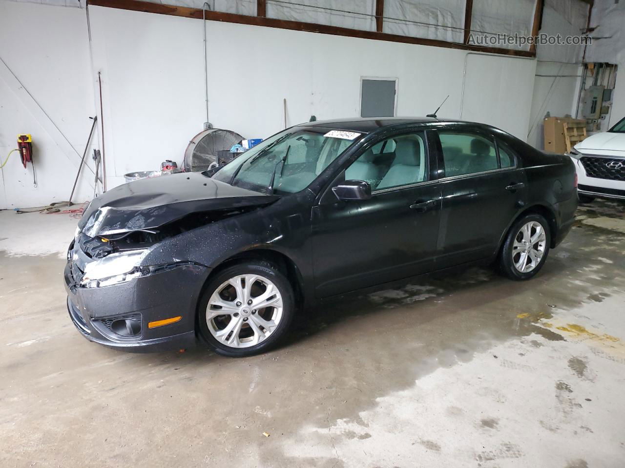 2012 Ford Fusion Se Black vin: 3FAHP0HA7CR415077