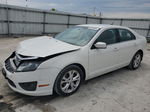 2012 Ford Fusion Se White vin: 3FAHP0HA7CR441887