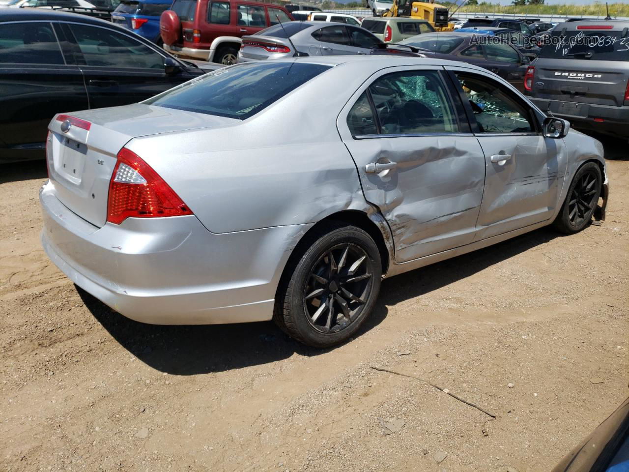 2010 Ford Fusion Se Silver vin: 3FAHP0HA8AR145037