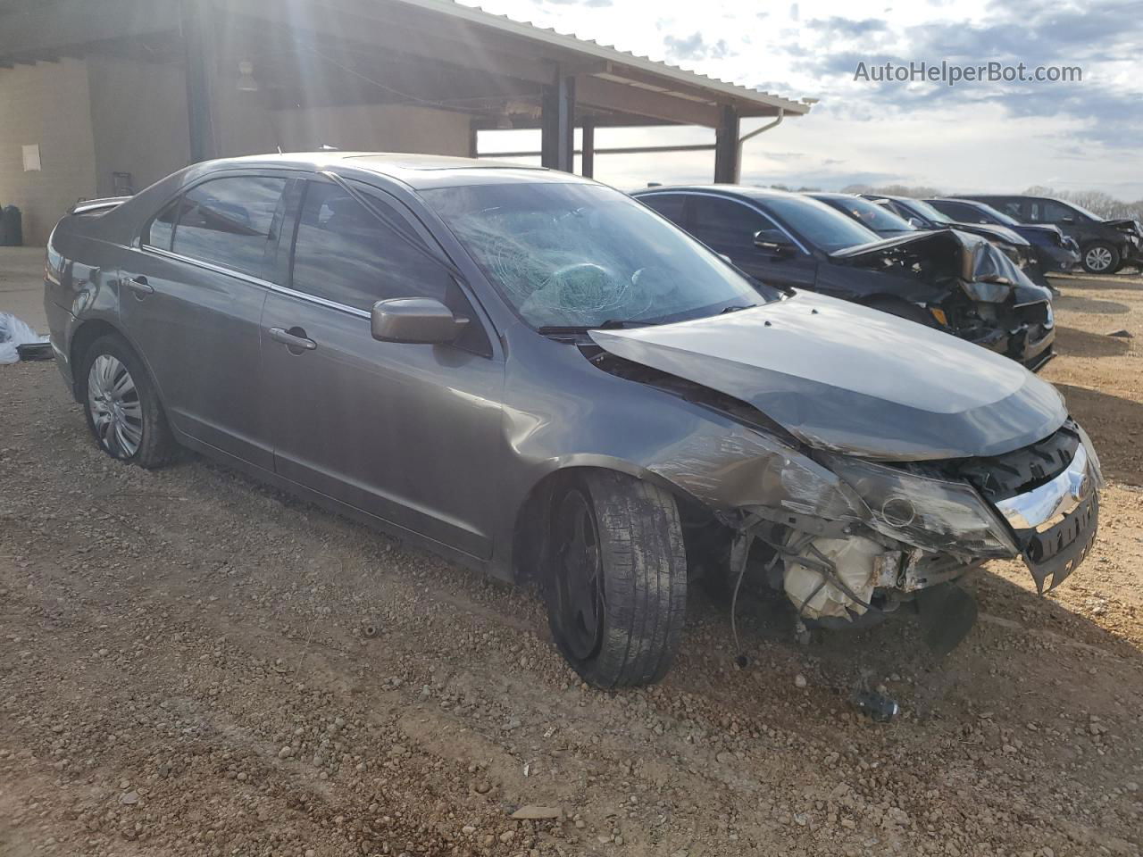 2010 Ford Fusion Se Gray vin: 3FAHP0HA8AR168522