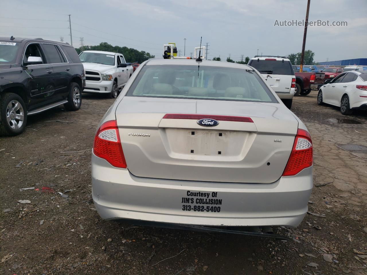 2010 Ford Fusion Se Silver vin: 3FAHP0HA8AR170139