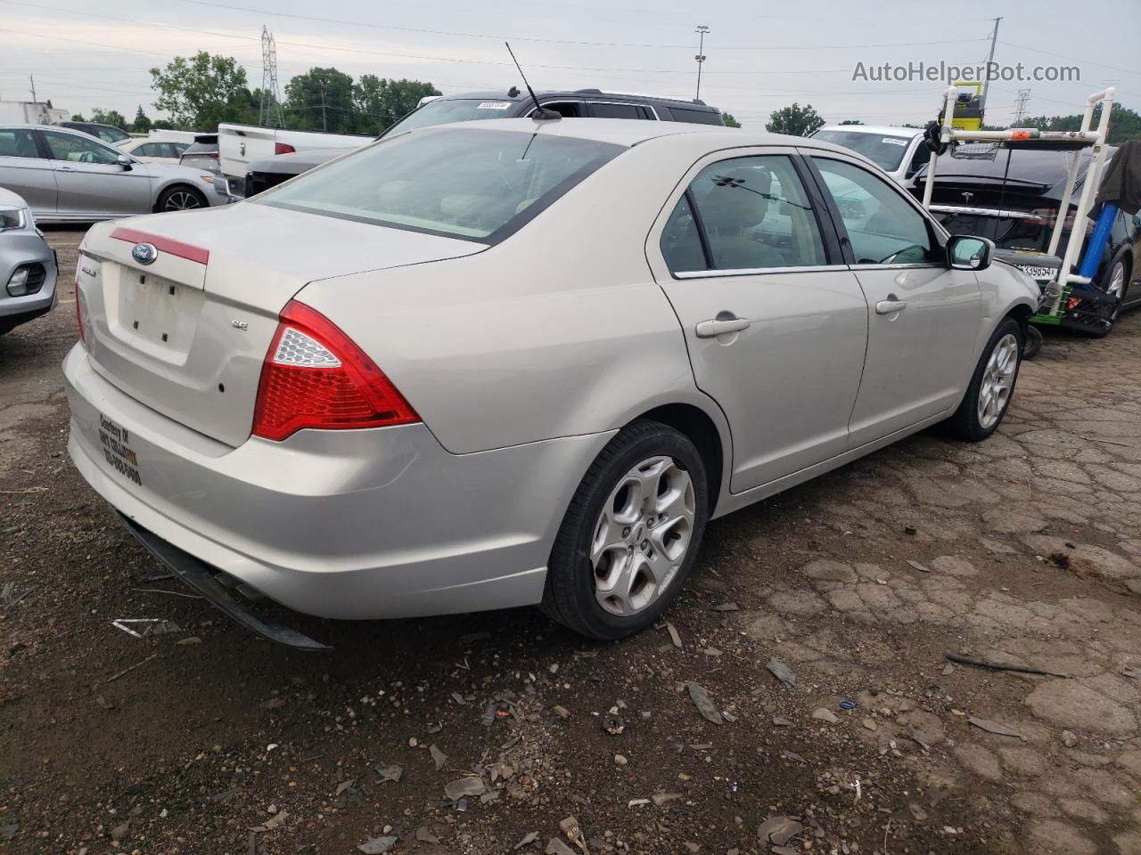 2010 Ford Fusion Se Silver vin: 3FAHP0HA8AR170139