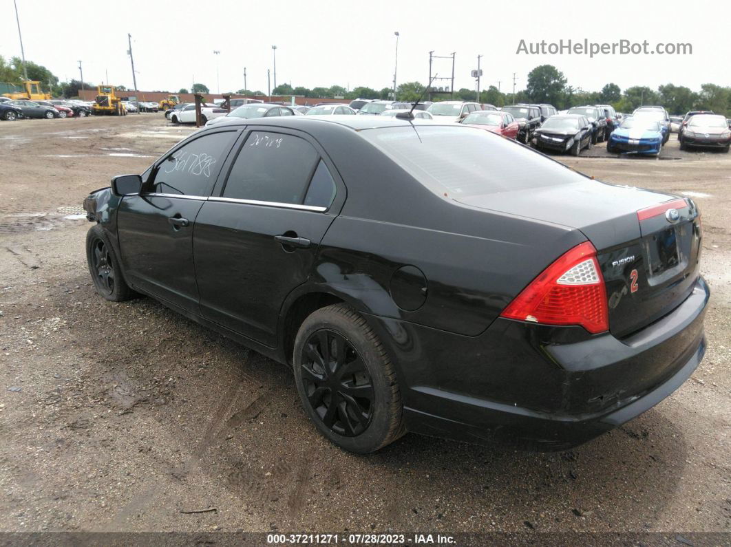 2010 Ford Fusion Se Black vin: 3FAHP0HA8AR196076