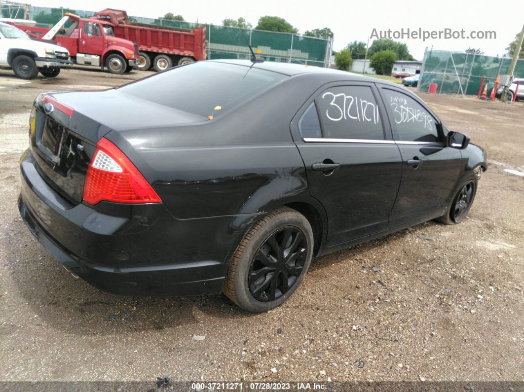 2010 Ford Fusion Se Black vin: 3FAHP0HA8AR196076