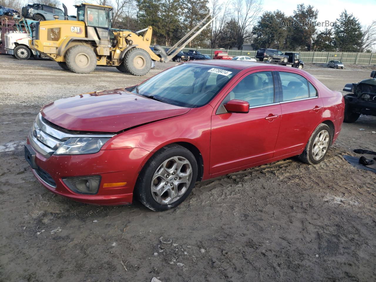 2010 Ford Fusion Se Red vin: 3FAHP0HA8AR222353