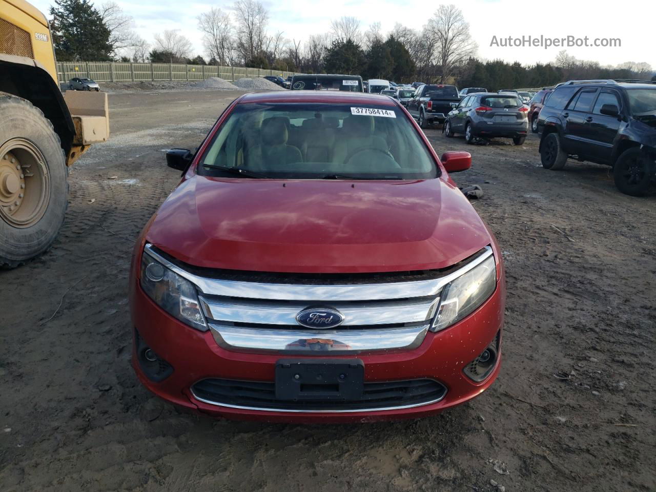 2010 Ford Fusion Se Red vin: 3FAHP0HA8AR222353