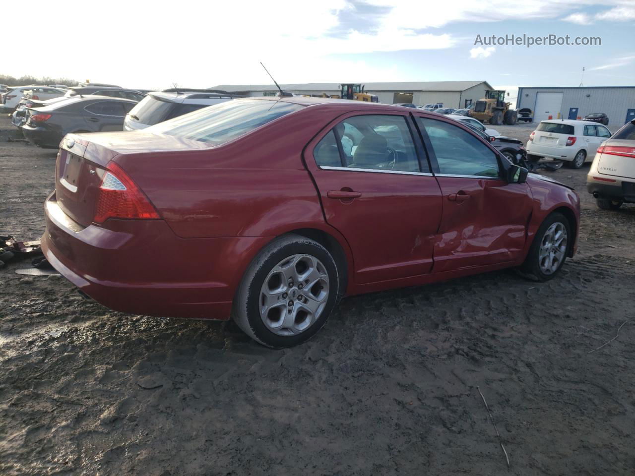 2010 Ford Fusion Se Красный vin: 3FAHP0HA8AR222353