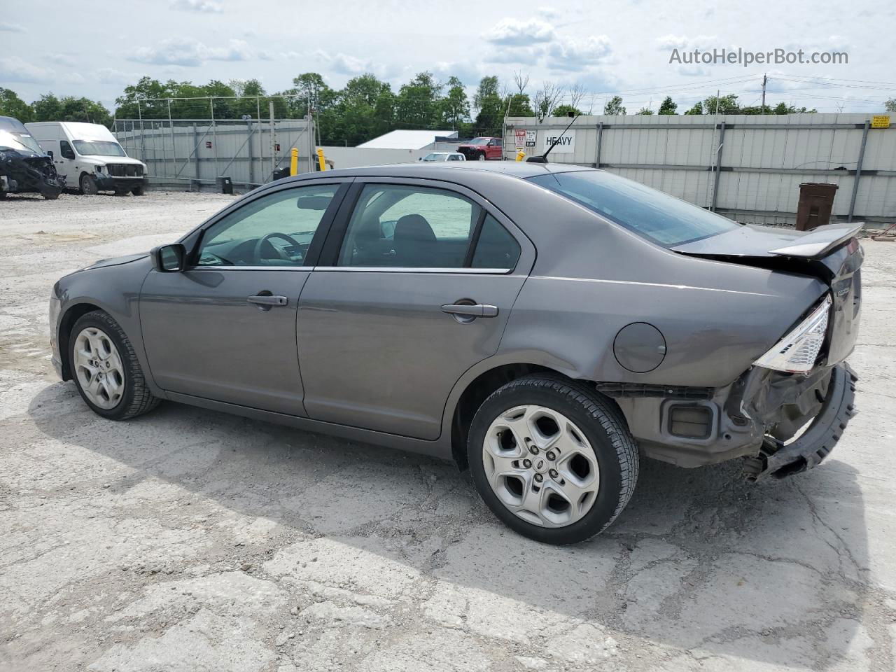 2010 Ford Fusion Se Gray vin: 3FAHP0HA8AR344548