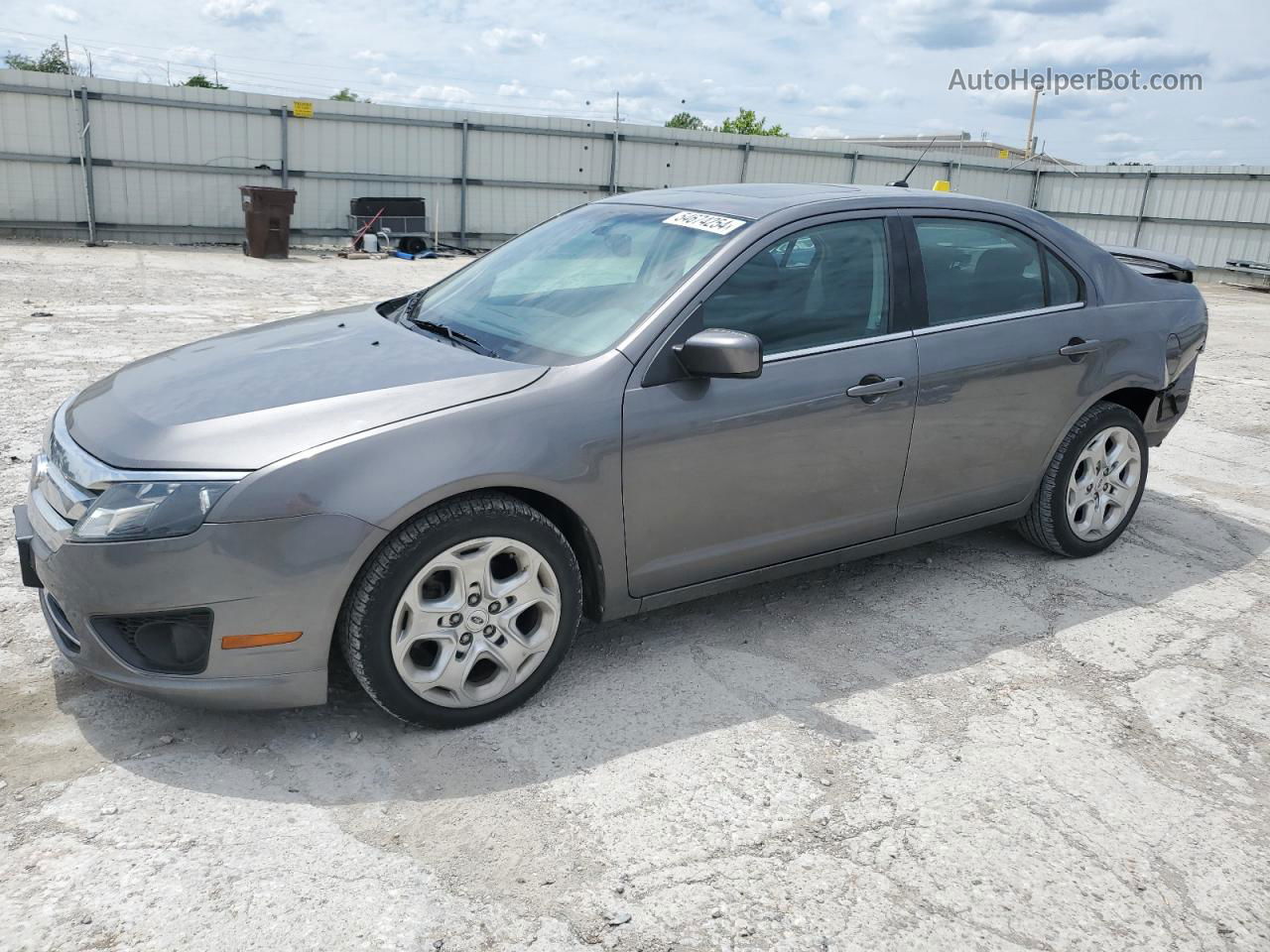 2010 Ford Fusion Se Gray vin: 3FAHP0HA8AR344548