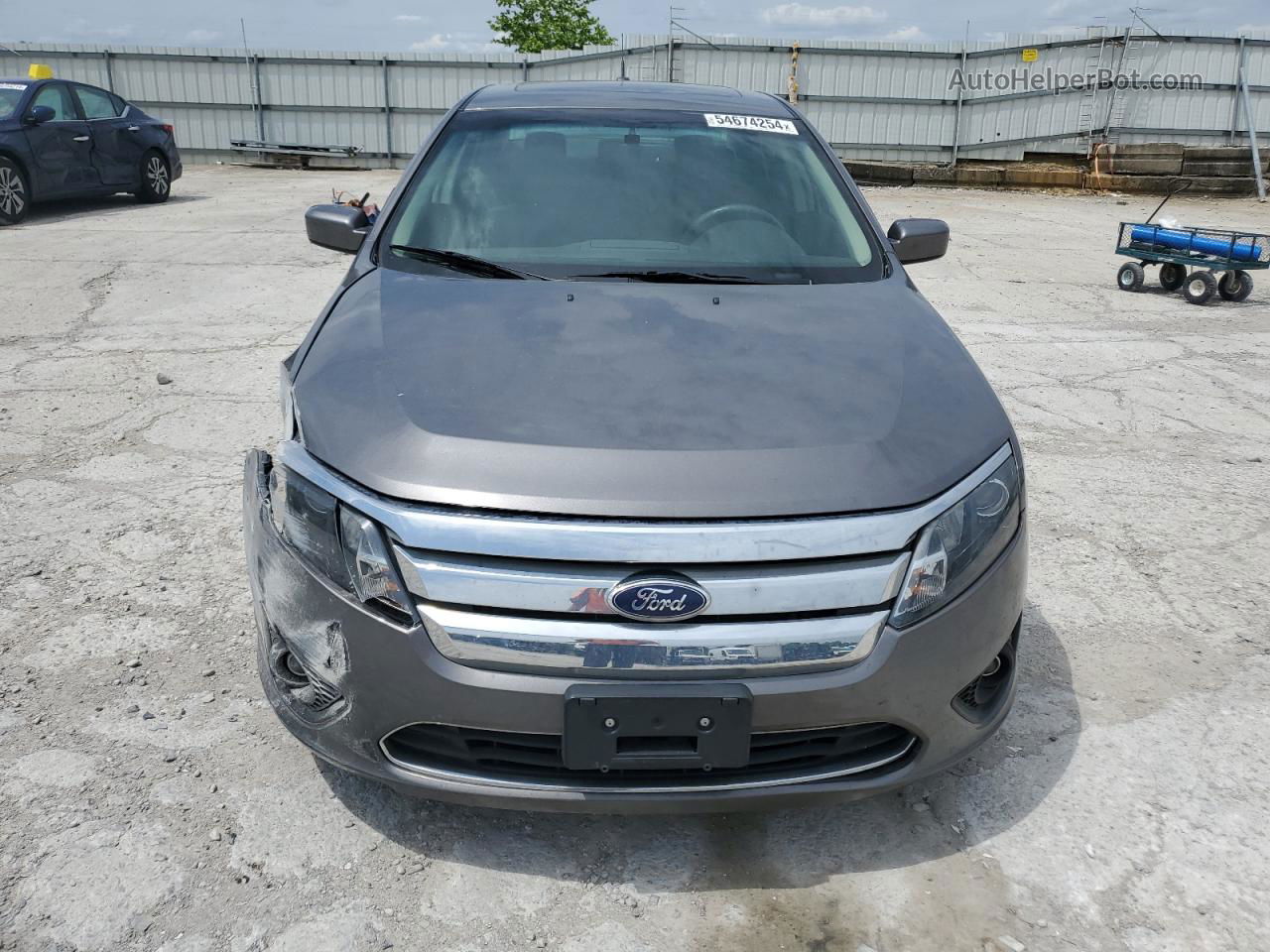 2010 Ford Fusion Se Gray vin: 3FAHP0HA8AR344548