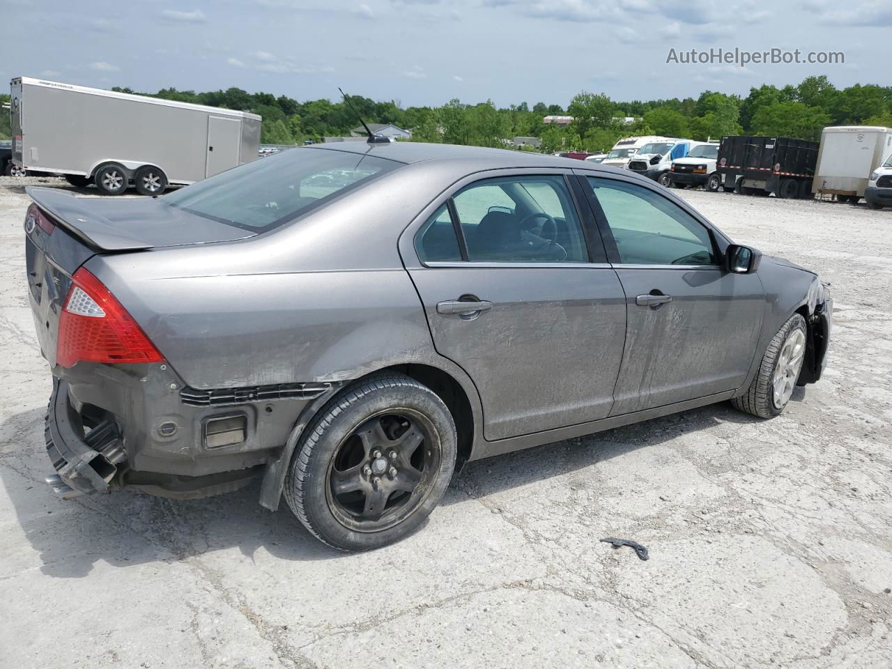 2010 Ford Fusion Se Gray vin: 3FAHP0HA8AR344548