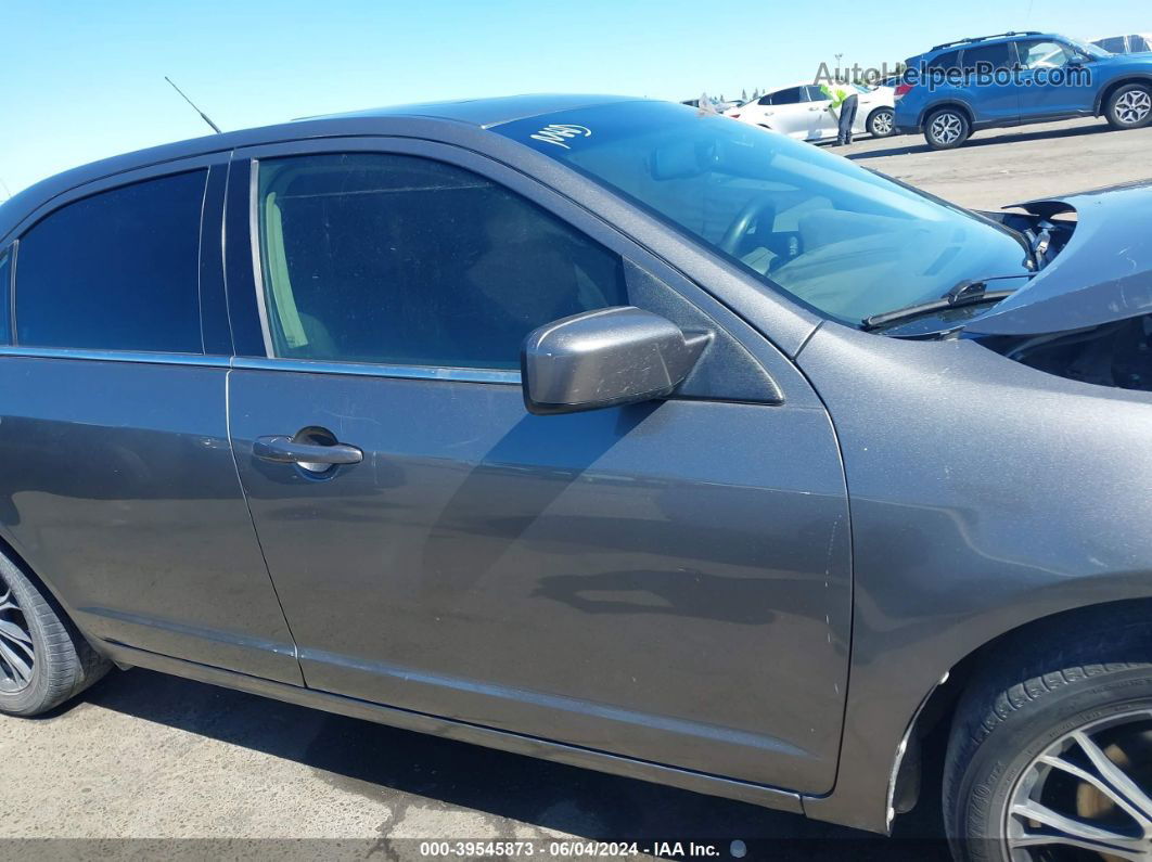 2010 Ford Fusion Se Gray vin: 3FAHP0HA8AR349457