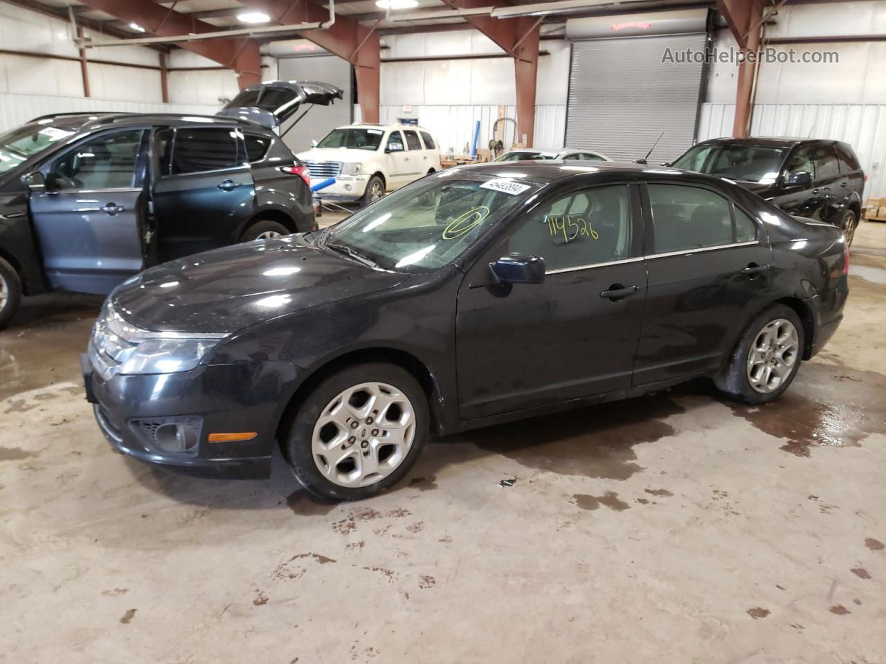 2010 Ford Fusion Se Black vin: 3FAHP0HA8AR358241