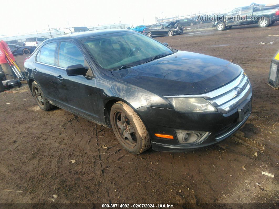 2010 Ford Fusion Se Black vin: 3FAHP0HA8AR360149