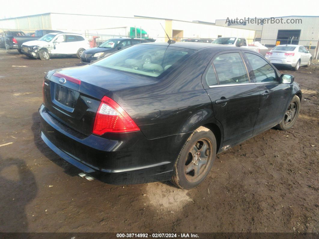 2010 Ford Fusion Se Black vin: 3FAHP0HA8AR360149