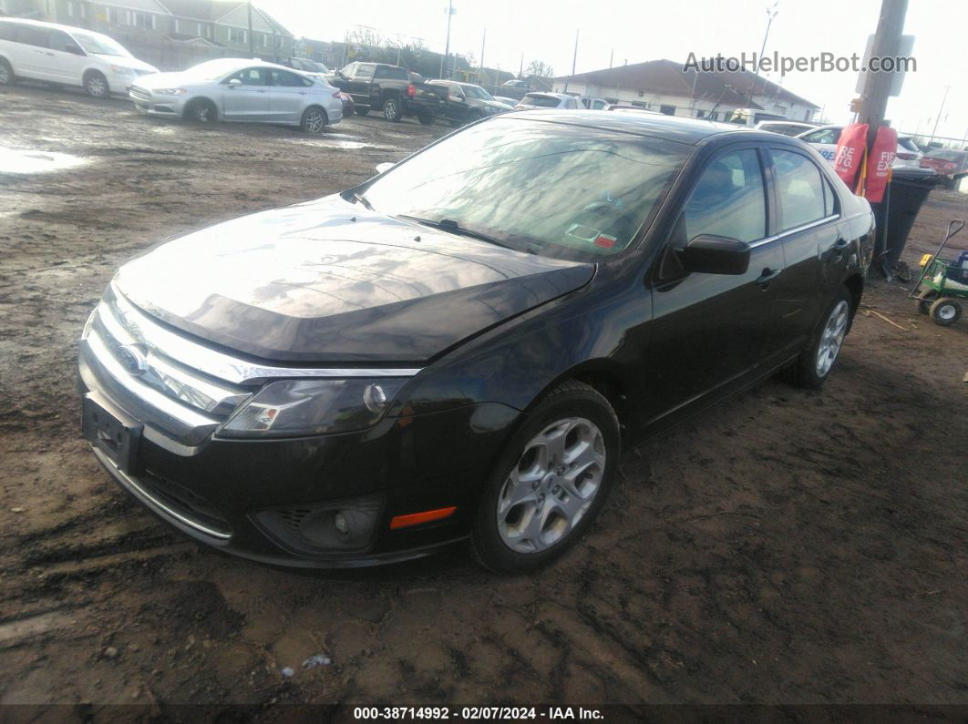 2010 Ford Fusion Se Black vin: 3FAHP0HA8AR360149