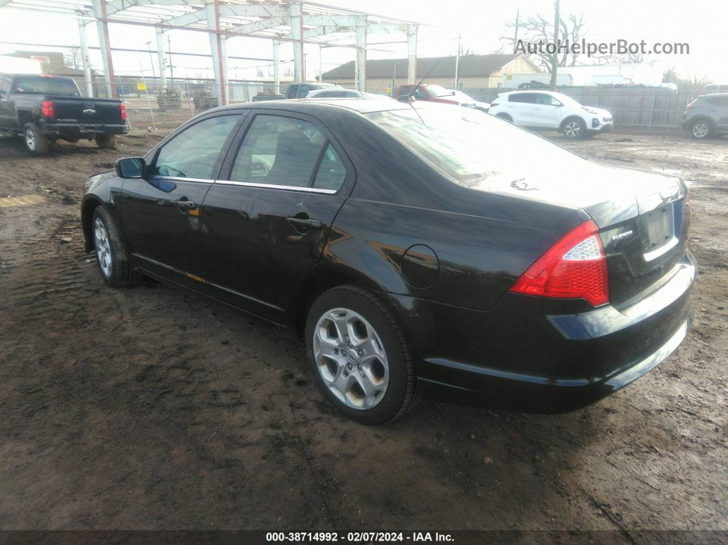 2010 Ford Fusion Se Black vin: 3FAHP0HA8AR360149