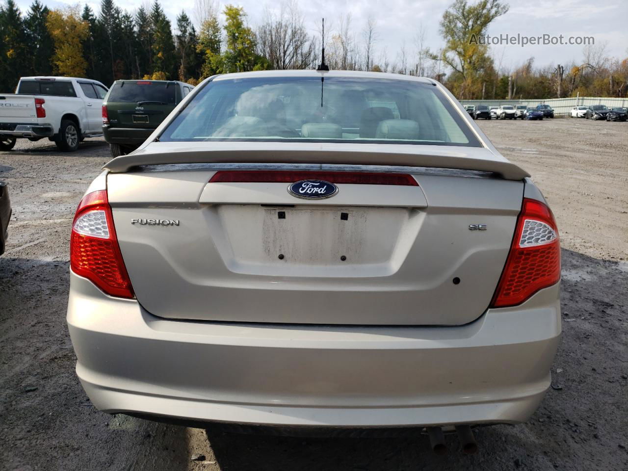 2010 Ford Fusion Se Silver vin: 3FAHP0HA8AR364783