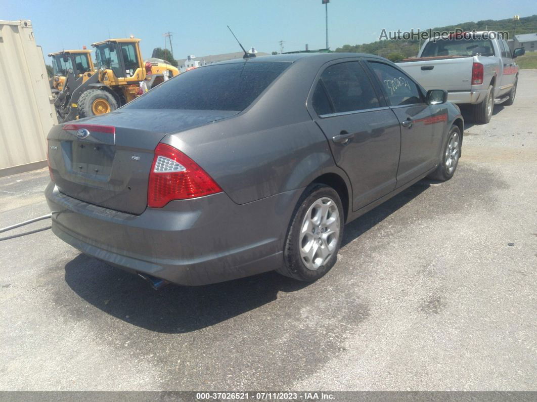 2010 Ford Fusion Se Gray vin: 3FAHP0HA8AR377128