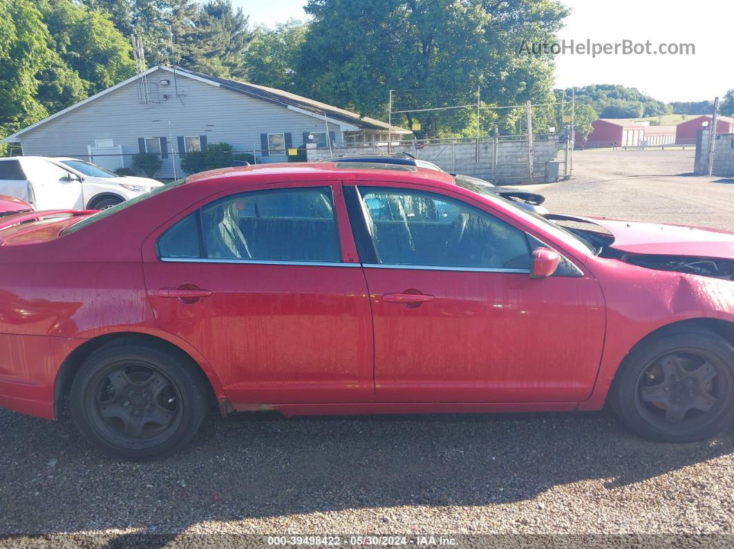 2010 Ford Fusion Se Red vin: 3FAHP0HA8AR387917