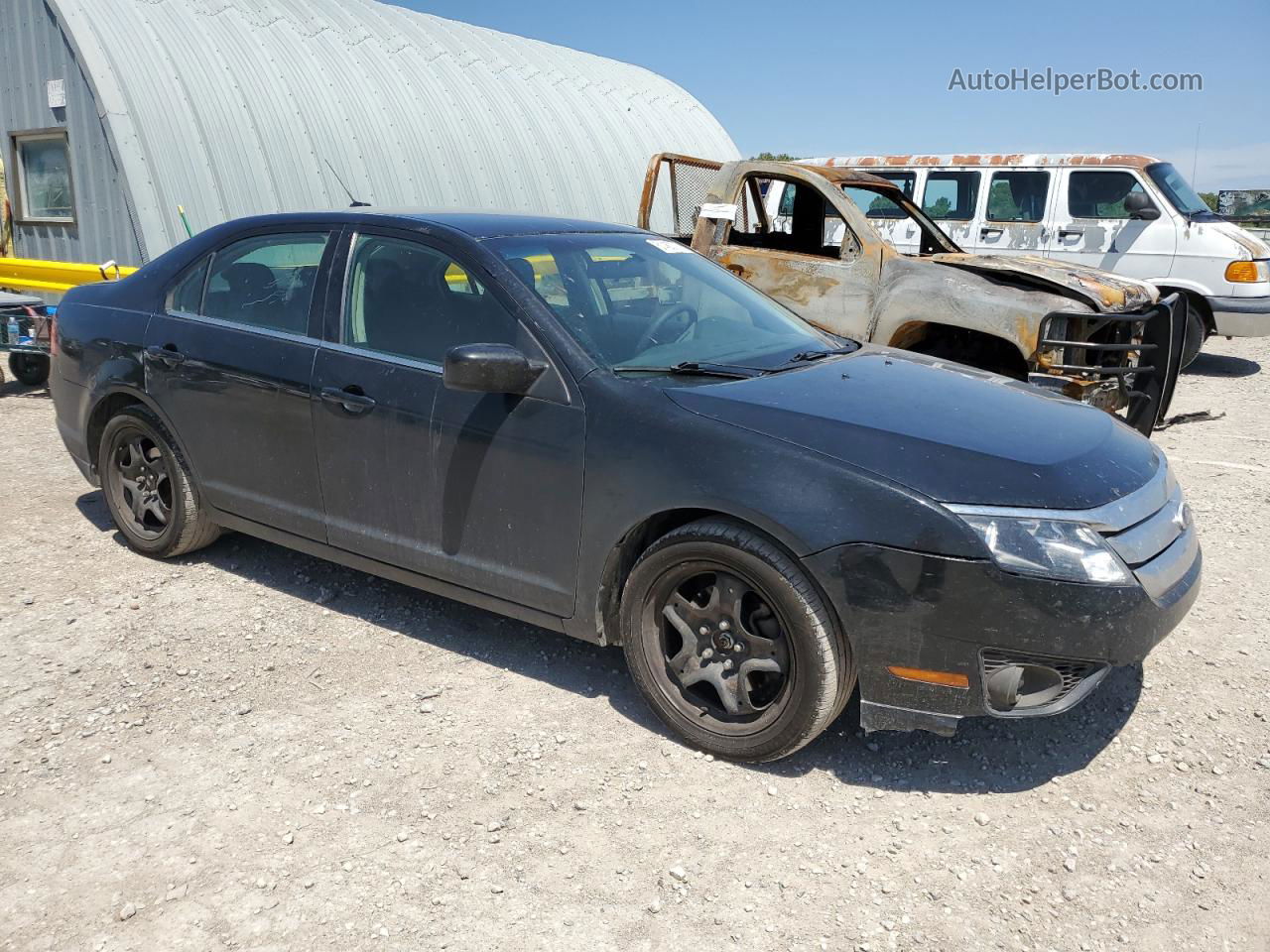 2010 Ford Fusion Se Black vin: 3FAHP0HA8AR389120