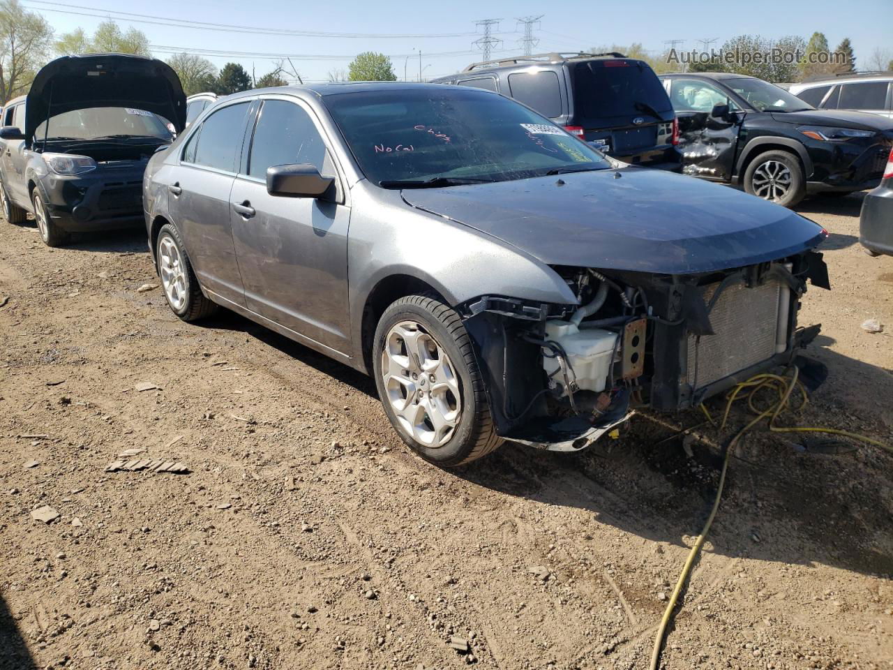 2010 Ford Fusion Se Gray vin: 3FAHP0HA8AR427252