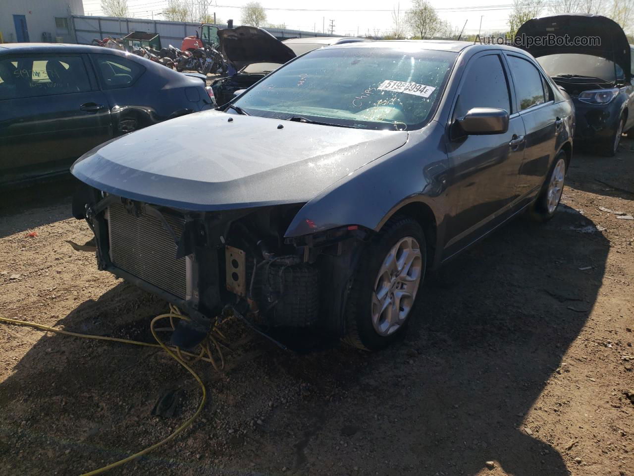 2010 Ford Fusion Se Gray vin: 3FAHP0HA8AR427252