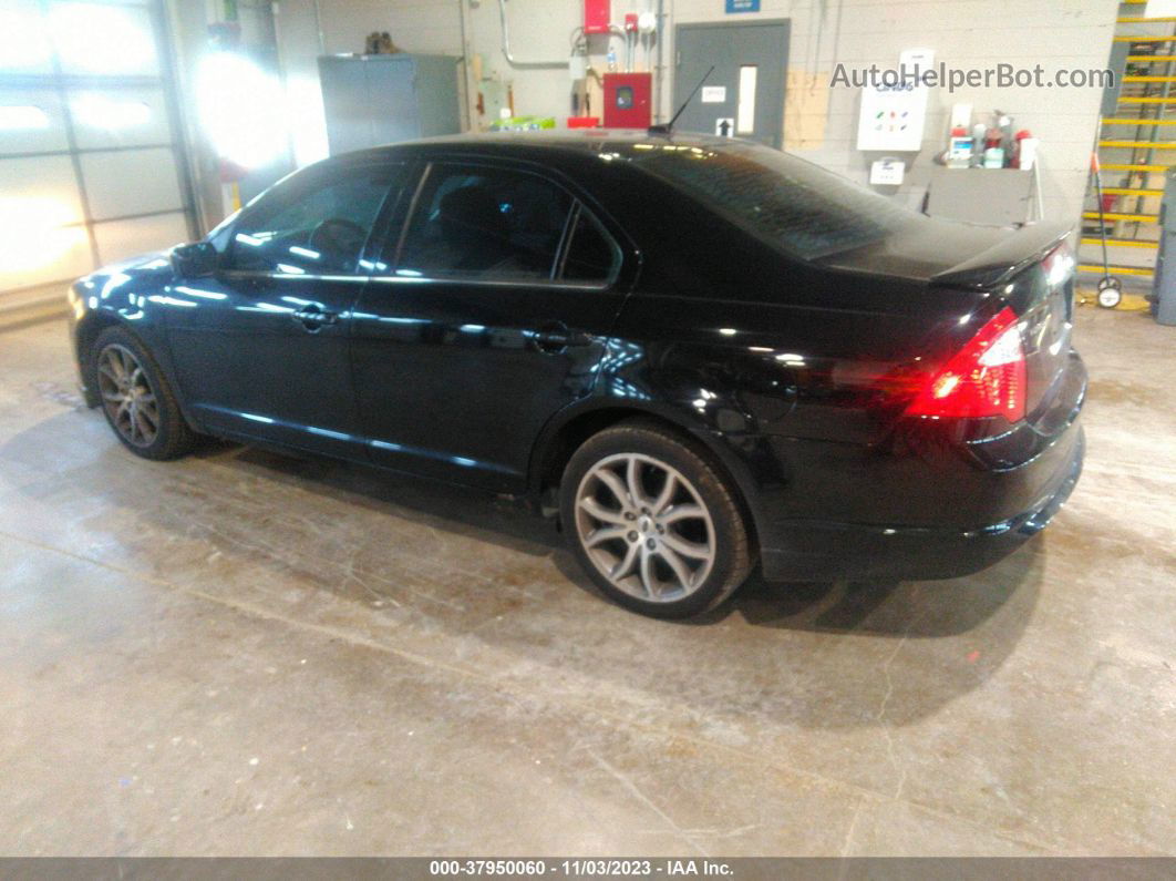 2012 Ford Fusion Se Black vin: 3FAHP0HA8CR162030