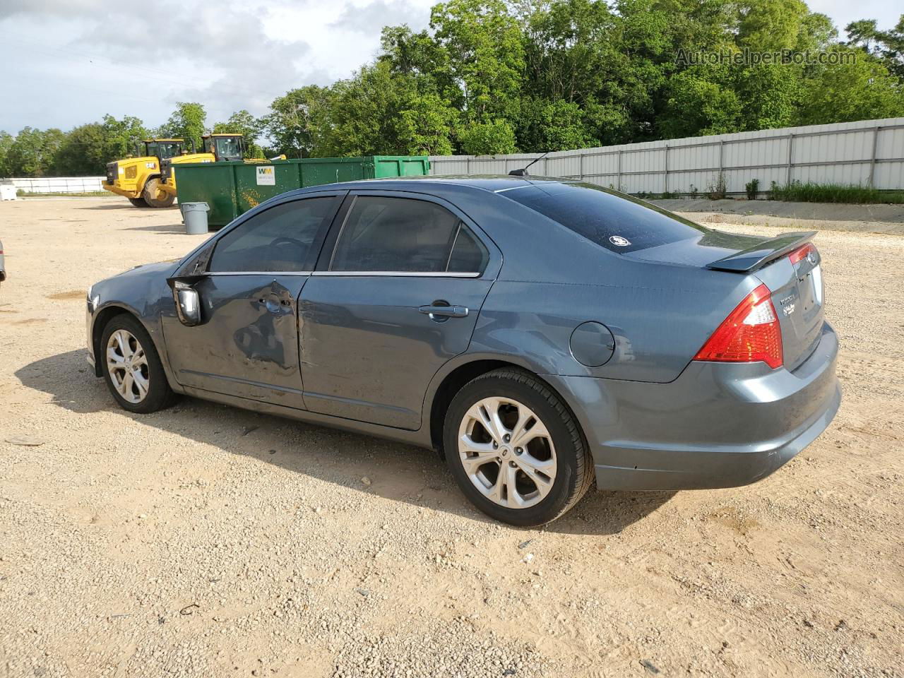 2012 Ford Fusion Se Blue vin: 3FAHP0HA8CR209752