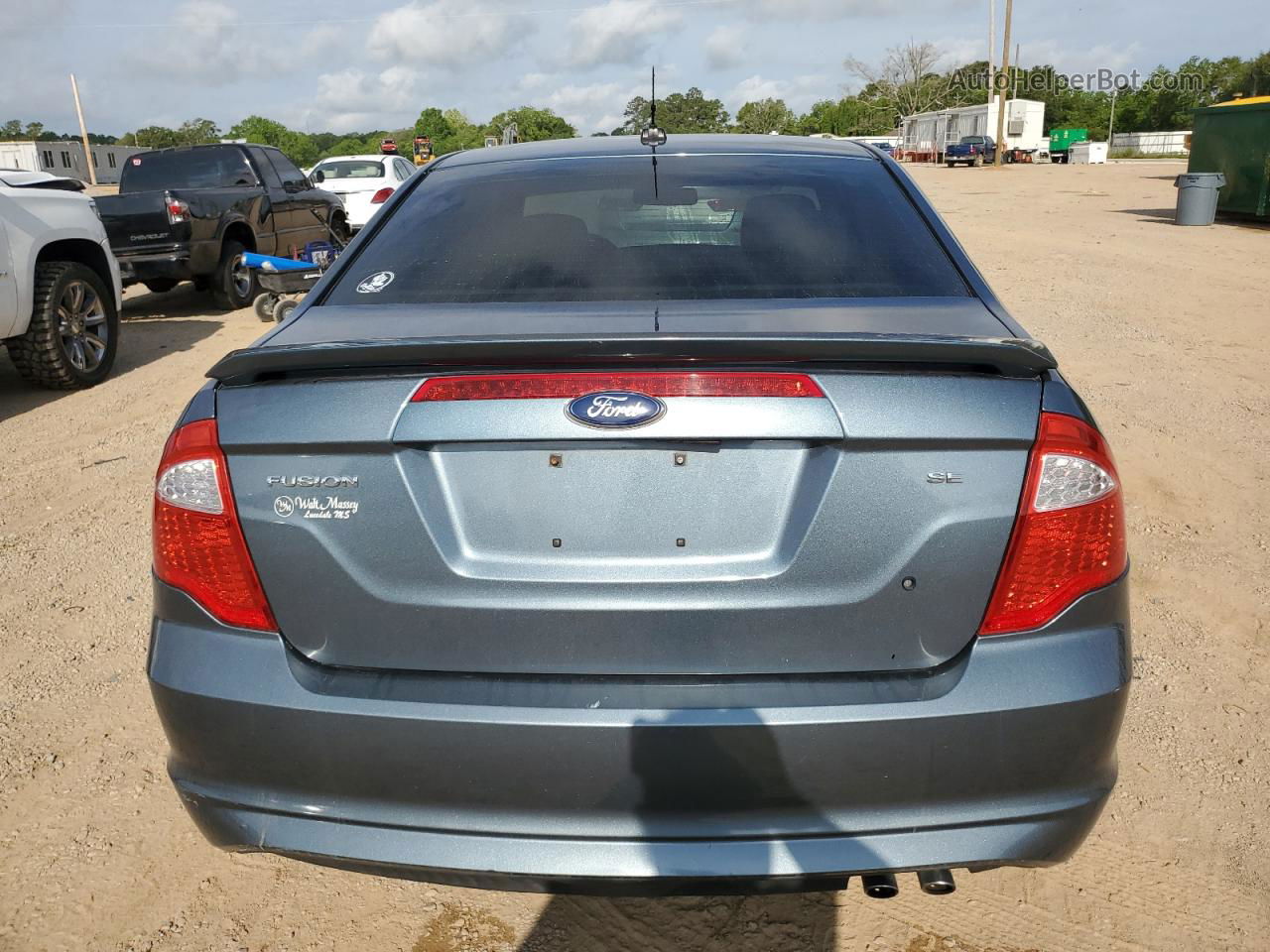 2012 Ford Fusion Se Blue vin: 3FAHP0HA8CR209752