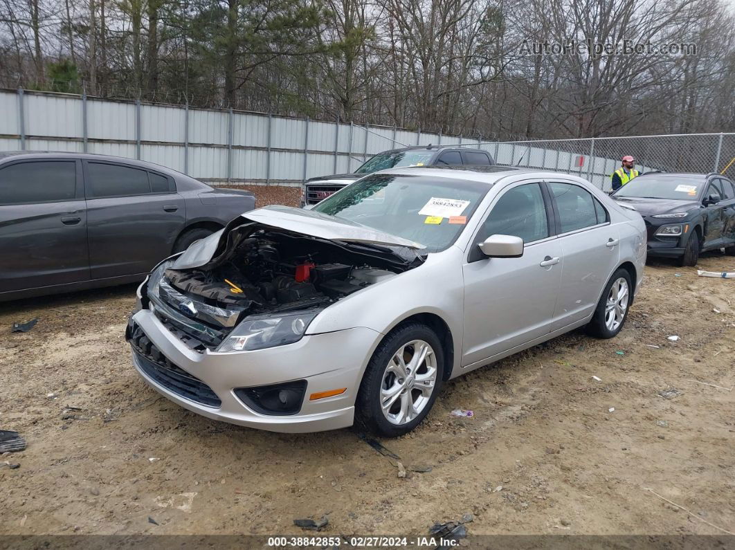 2012 Ford Fusion Se Silver vin: 3FAHP0HA8CR221982