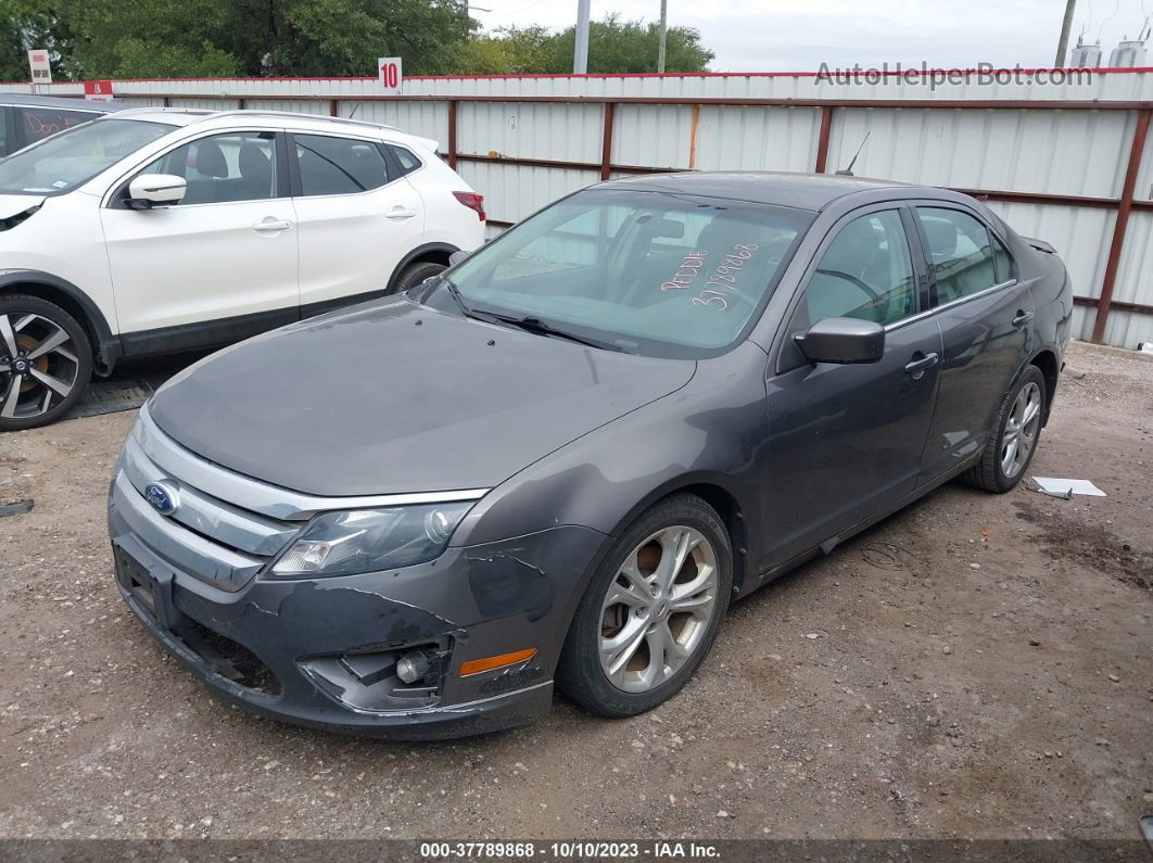 2012 Ford Fusion Se Gray vin: 3FAHP0HA8CR235980