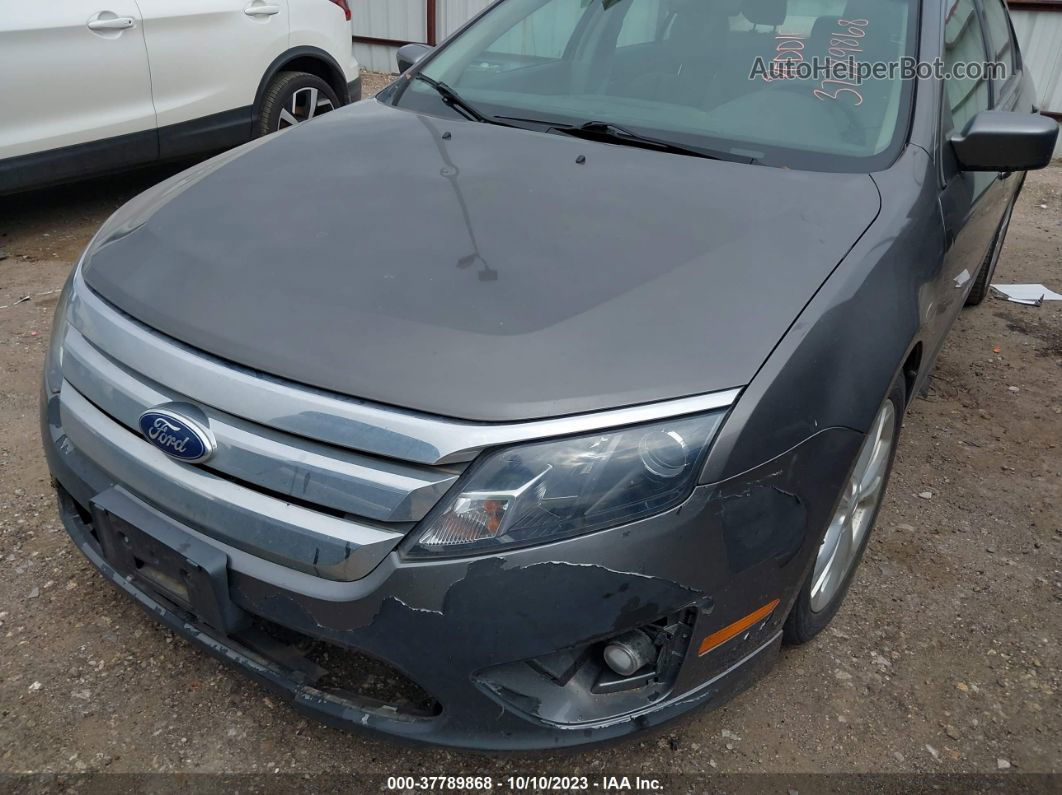 2012 Ford Fusion Se Gray vin: 3FAHP0HA8CR235980